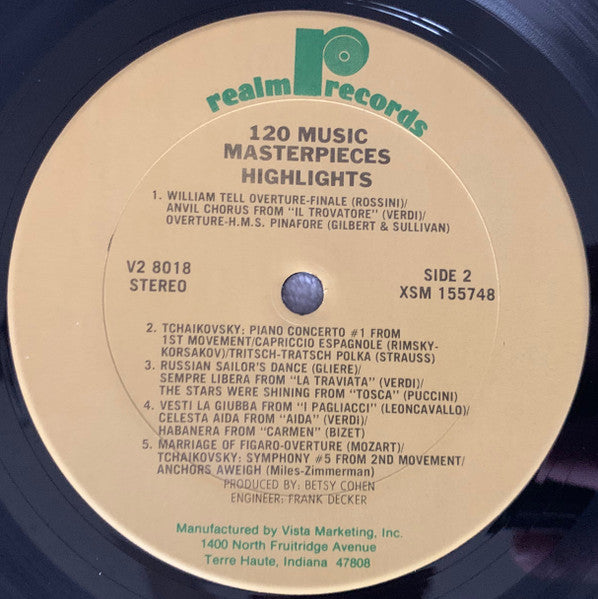 120 Music Masterpieces (2xVINYL) | Near Mint (NM) Near Mint (NM)