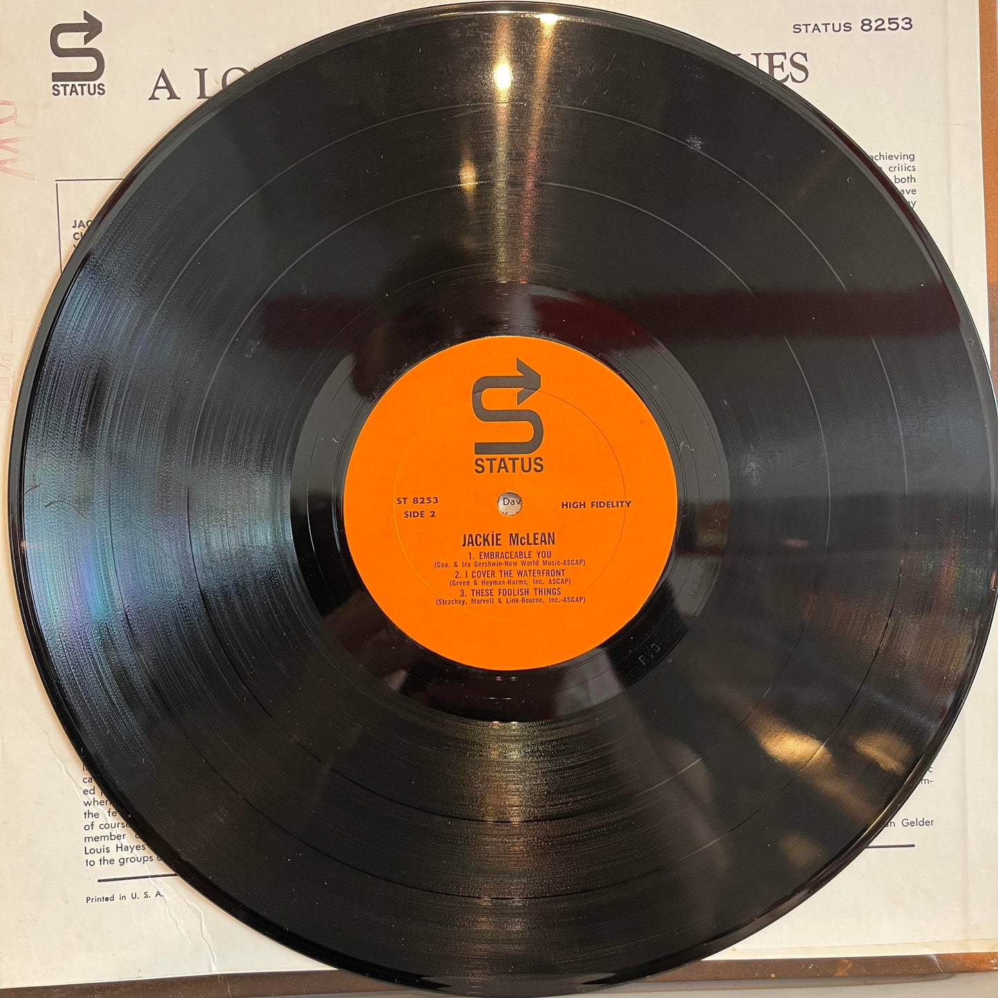 A Long Drink Of The Blues | Very Good (VG) Very Good Plus (VG+)