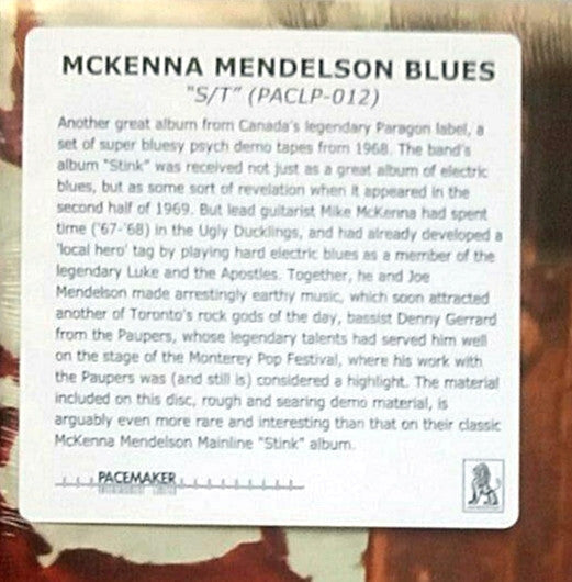 McKenna Mendelson Blues | Mint (M) Mint (M)- X Vinyl Record