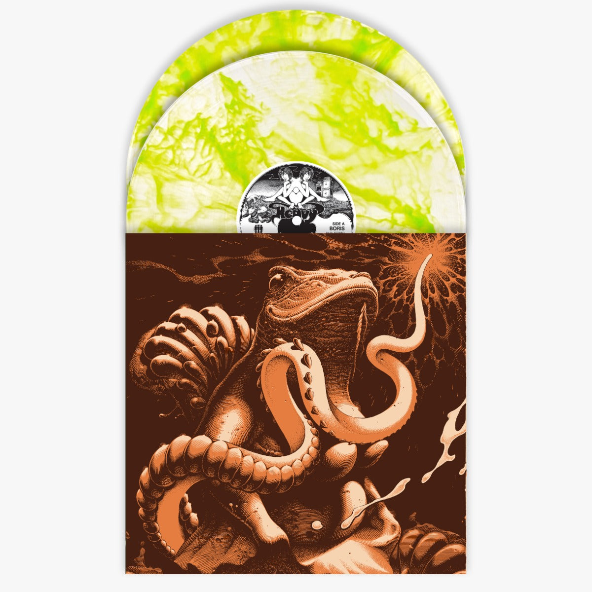 Amplifier Worship: 25th Anniversary (IEX: LIME GREEN SWIRL 2xVINYL) | Mint (M) Mint (M)- X Vinyl Record