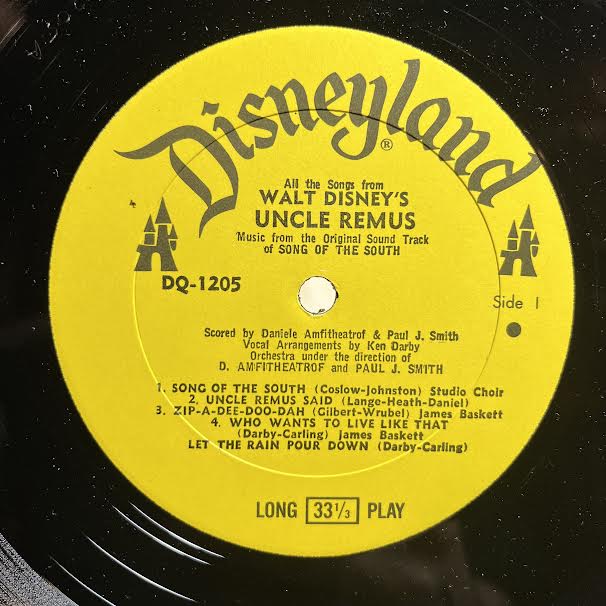 All The Songs From Walt Disney's Uncle Remus (VINYL) | Near Mint- (NM-) Near Mint (NM or M-)