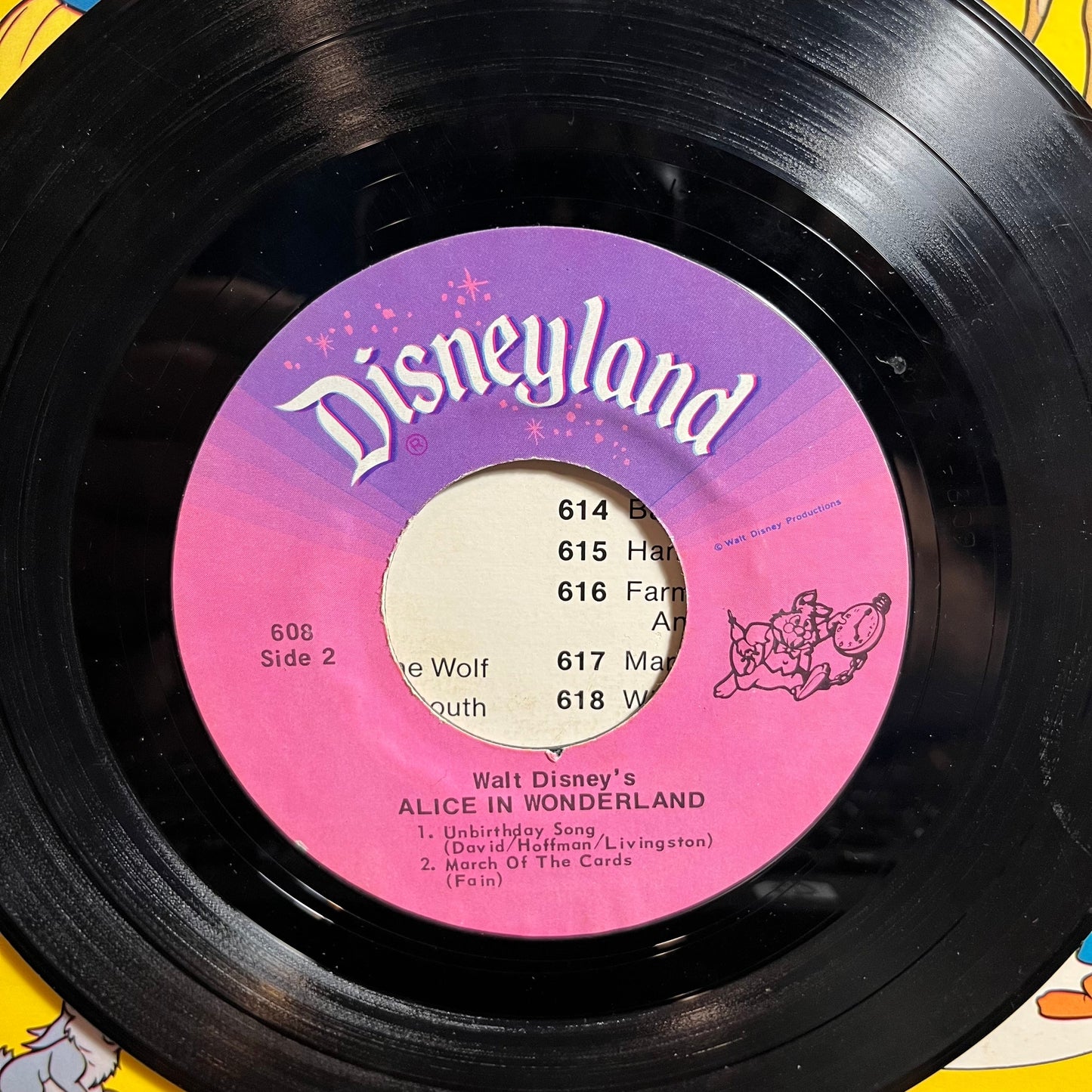 Alice In Wonderland (7" VINYL 45) | Very Good Plus (VG+) Excellent (EX)