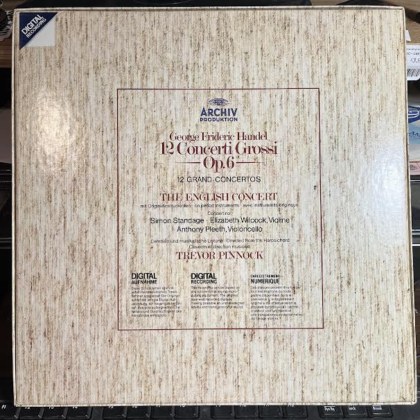 12 Concerti Grossi Op. 6 (3xVINYL BOX) | Near Mint (NM or M-) Near Mint (NM or M-)