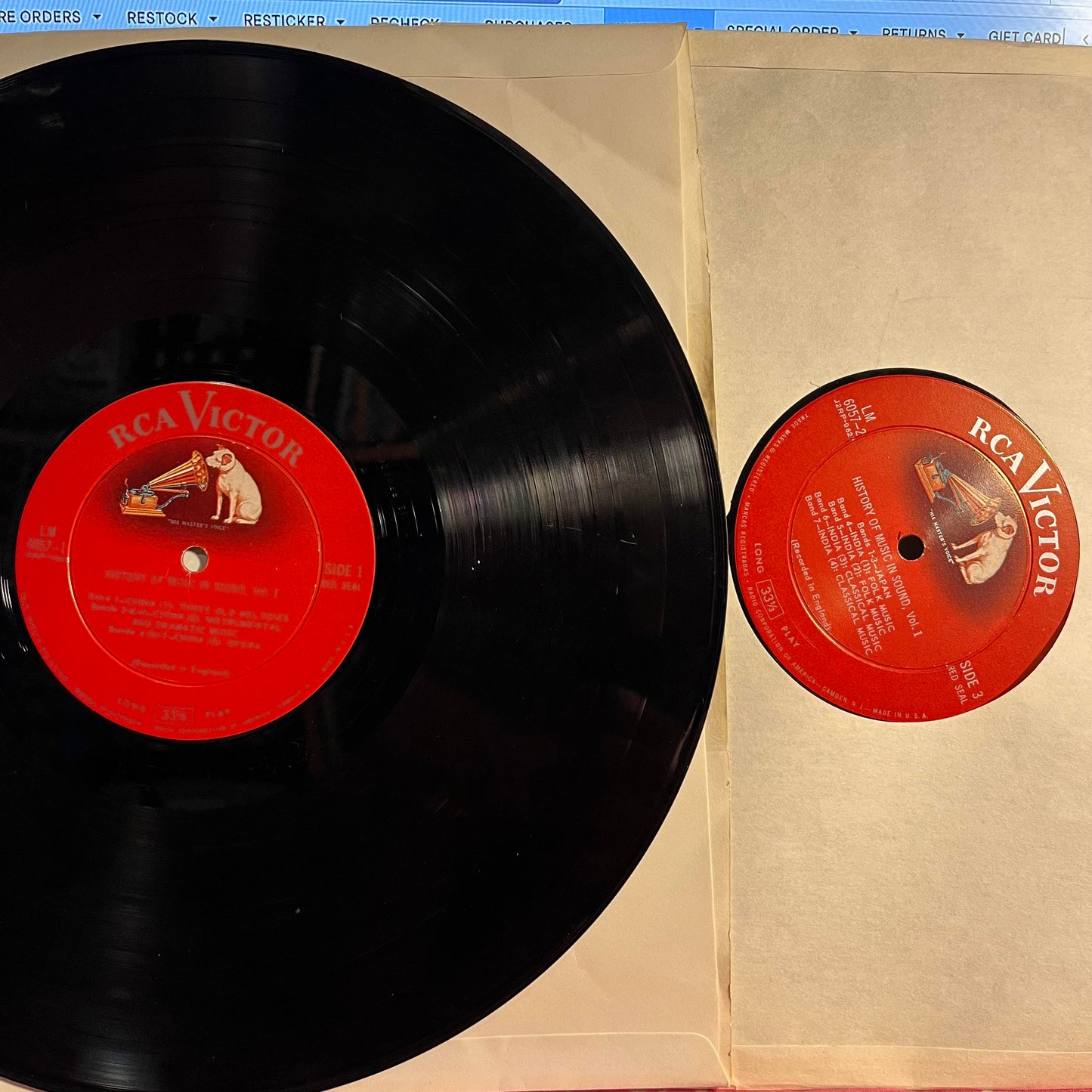 Ancient And Oriental Music | Very Good (VG) Excellent (EX)- X Vinyl Record