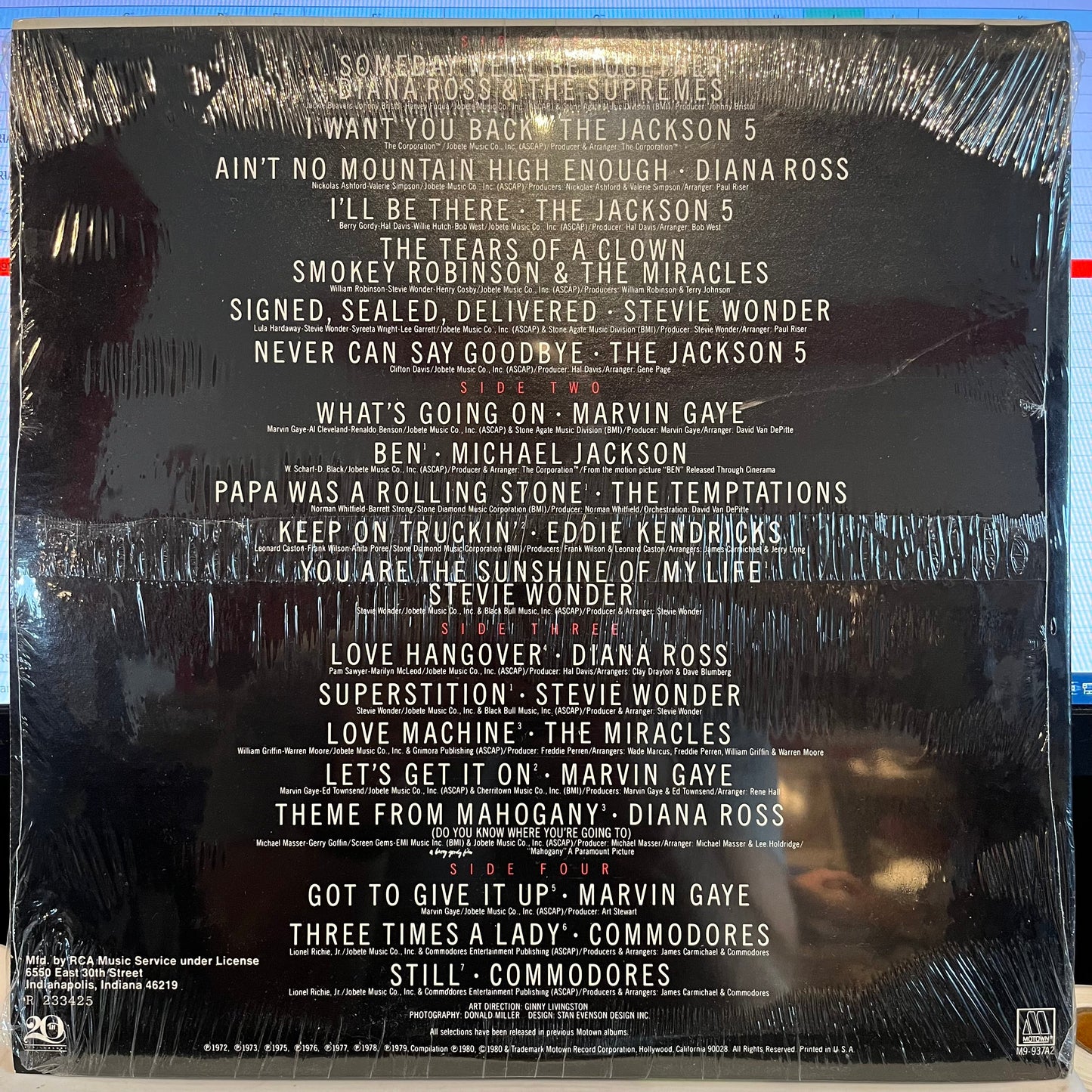 20/20 Twenty No.1 Hits From Twenty Years At Motown *SEALED* | Mint (M) Near Mint (NM)