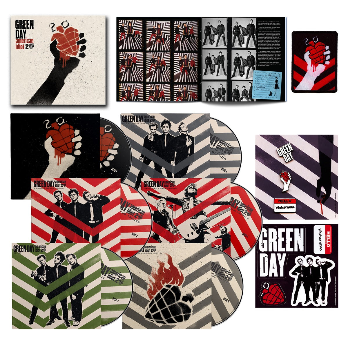American Idiot: 20th Anniversary Deluxe Edition (4Cd + 2 Blu-ray Box Set) | Mint (M) Mint (M)- X Vinyl Record
