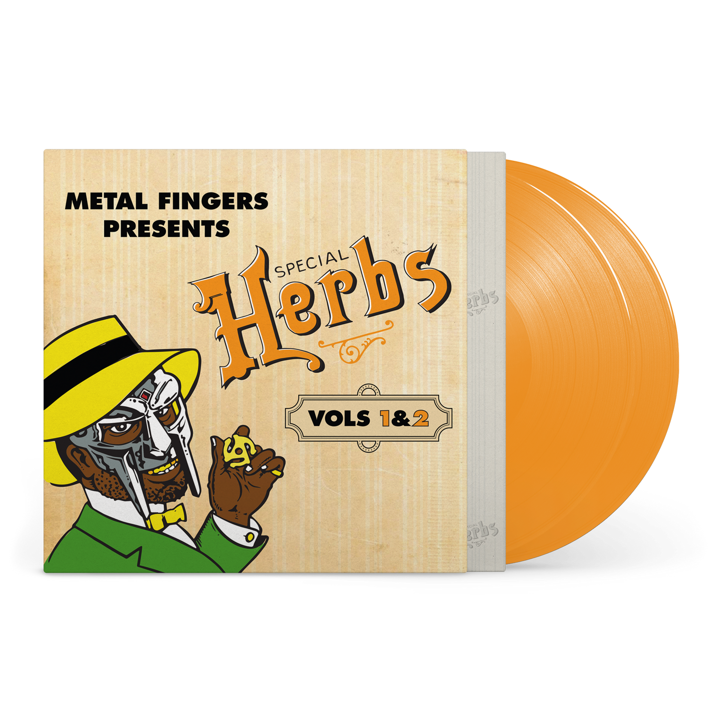Metal Fingers Presents: Special Herbs Vol. 1 & 2 *PRE-ORDER 9/5/25*(MUSTARD YELLOW VINYL) | Mint (M) Mint (M)
