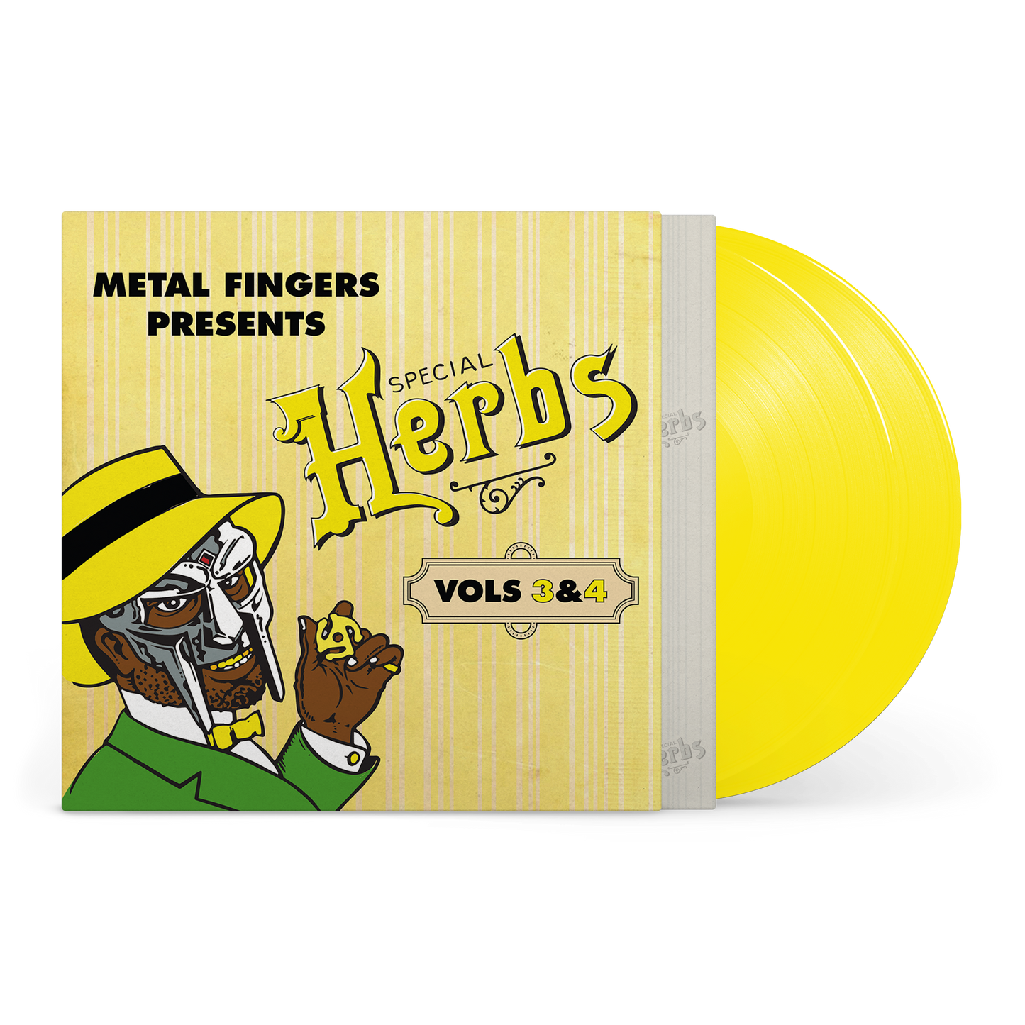 Metal Fingers Presents: Special Herbs Vol. 3 & 4 *PRE-ORDER 9/5/25*(LEMON YELLOW VINYL) | Mint (M) Mint (M)