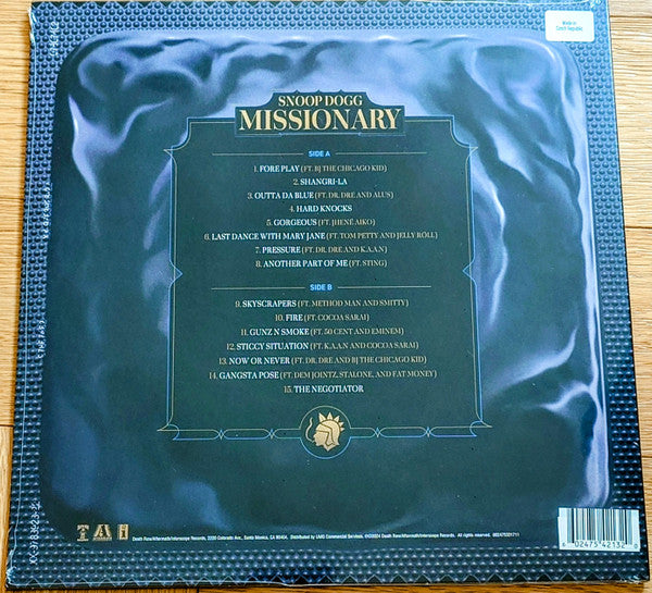 Missionary (VINYL) | Near Mint (NM or M-) Near Mint (NM or M-)