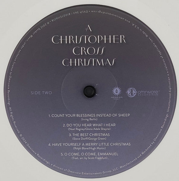 A Christopher Cross Christmas (RSD BLACK FRIDAY VINYL) | Mint (M) Mint (M)