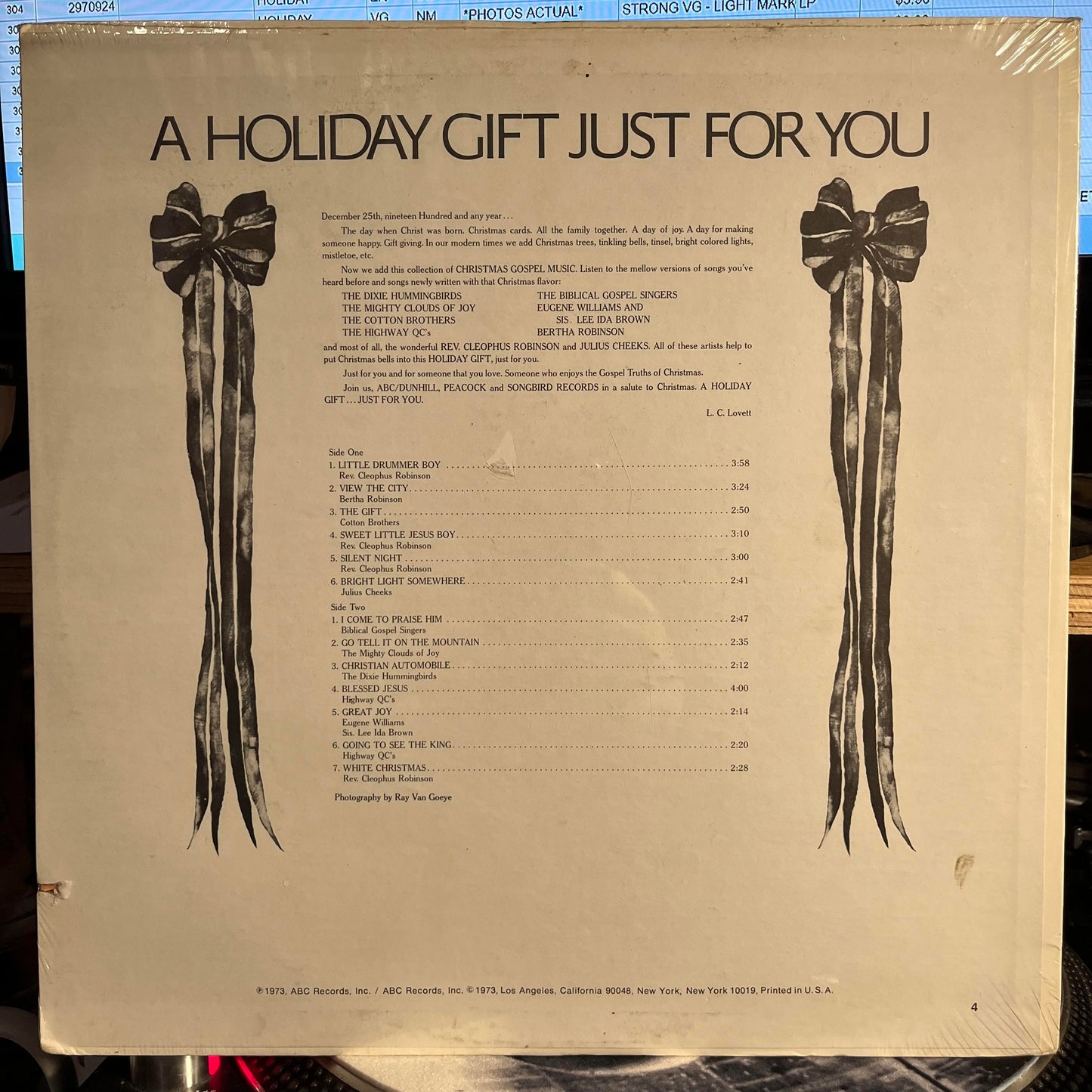 A Holiday Gift Just For You *SEALED* | Mint (M) Near Mint (NM)