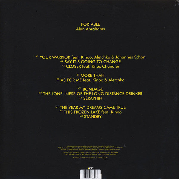 Alan Abrahams (2LP + CD) | Mint (M) Mint (M)