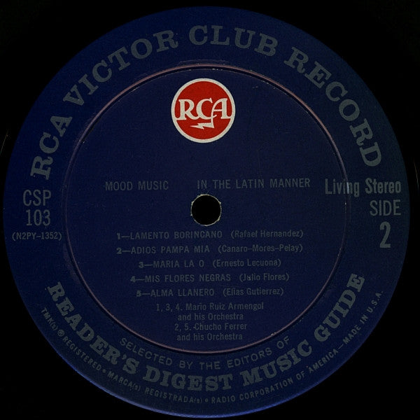 Mood Music... In The Latin Manner | Excellent (EX) Near Mint (NM)