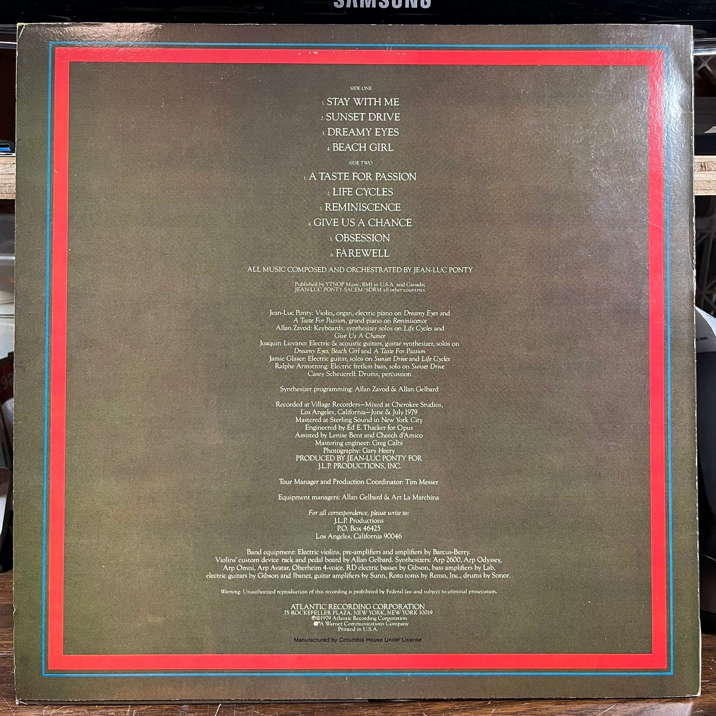 A Taste For Passion (VINYL) | Near Mint- (NM-) Near Mint- (NM-)