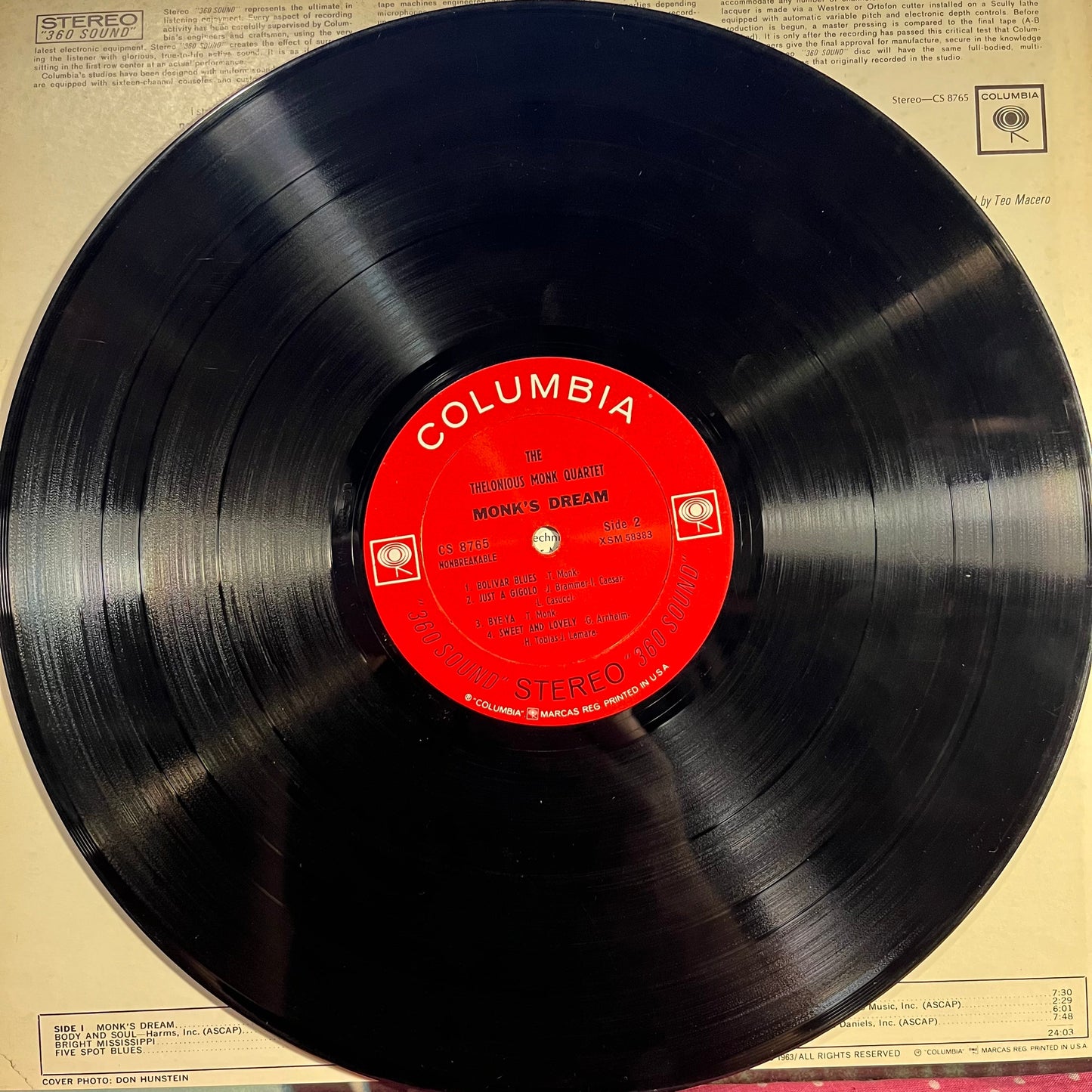 Monk's Dream *TERRE HAUTE* | Very Good Plus (VG+) Excellent (EX)