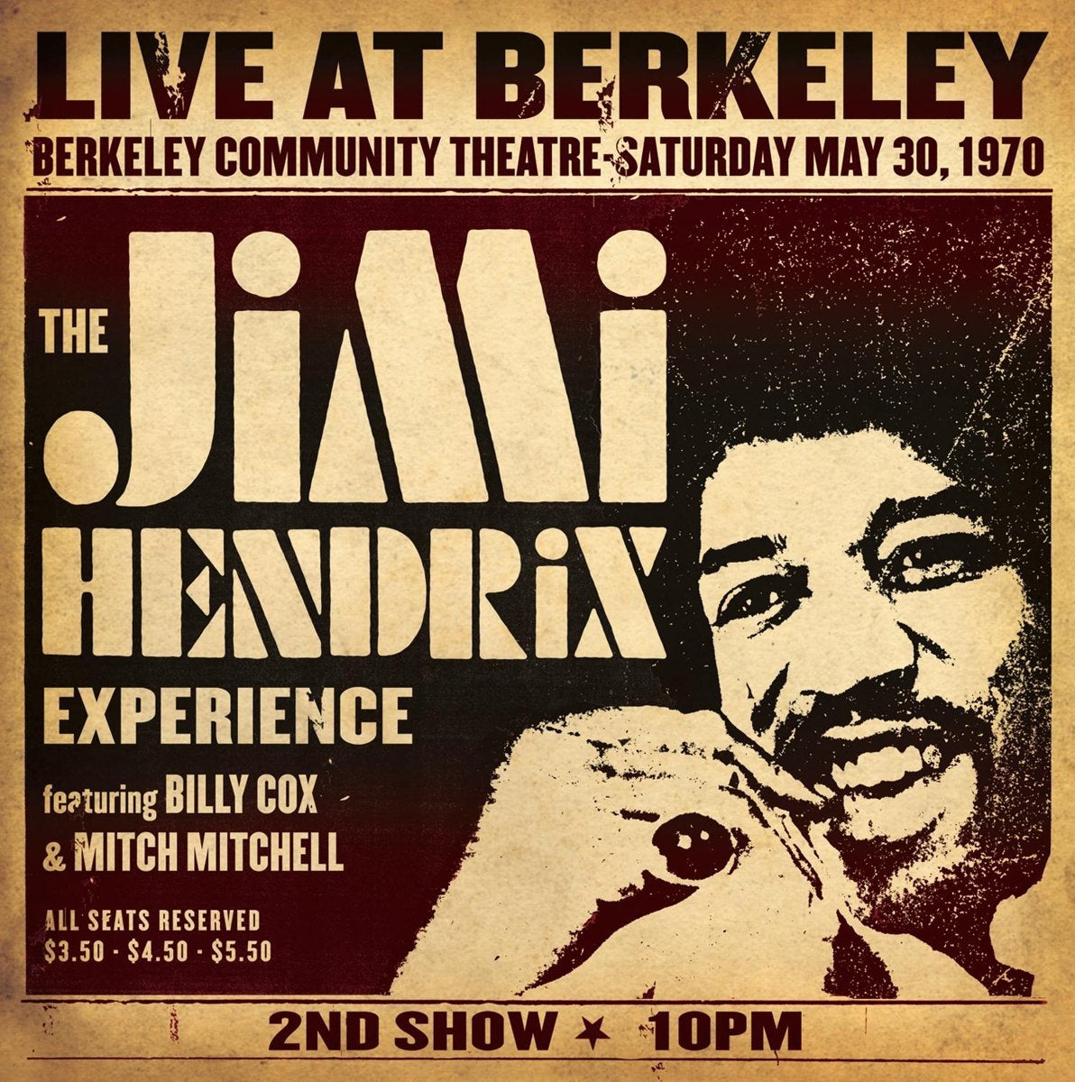 Jimi Hendrix Experience Live at Berkeley (VINYL) | Mint (M) Mint (M)- X Vinyl Record