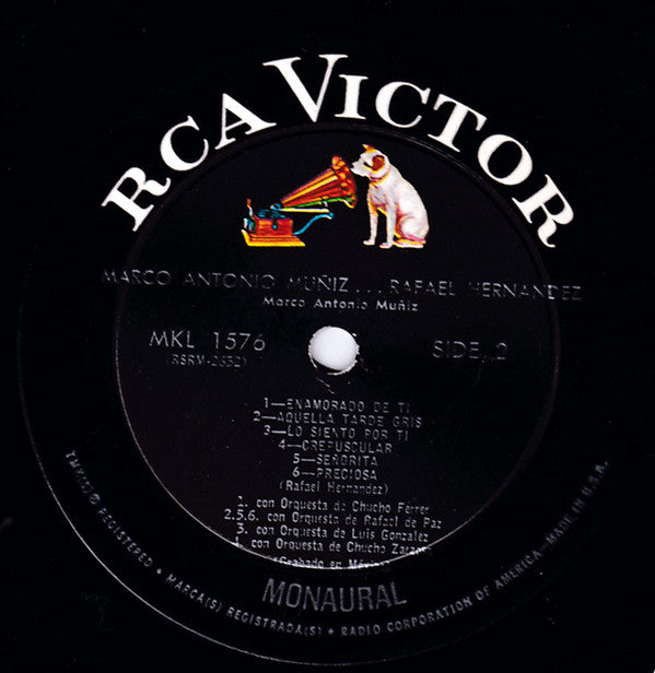 Marco Antonio Muñiz Y Rafael Hernández | Good Plus (G+) Very Good Plus (VG+)