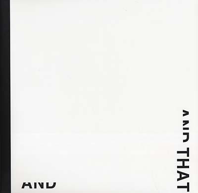 And That (VINYL) | Mint (M) Mint (M)- X Vinyl Record