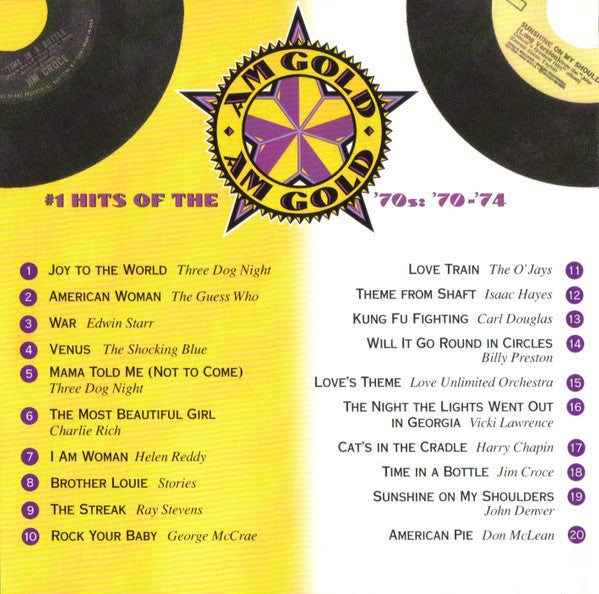 AM Gold - #1 Hits Of The '70s: '70-'74 *CD* | Mint (M) Mint (M)