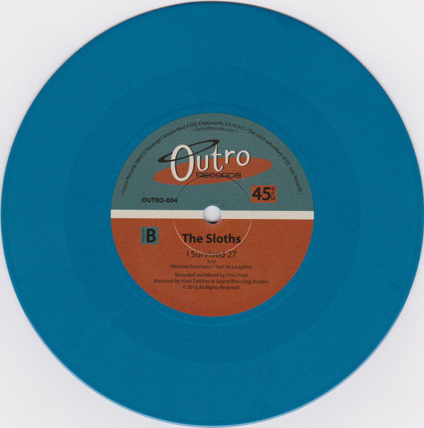 Dwarves Meet The Sloths (7" BLUE VINYL) | Mint (M) Mint (M)