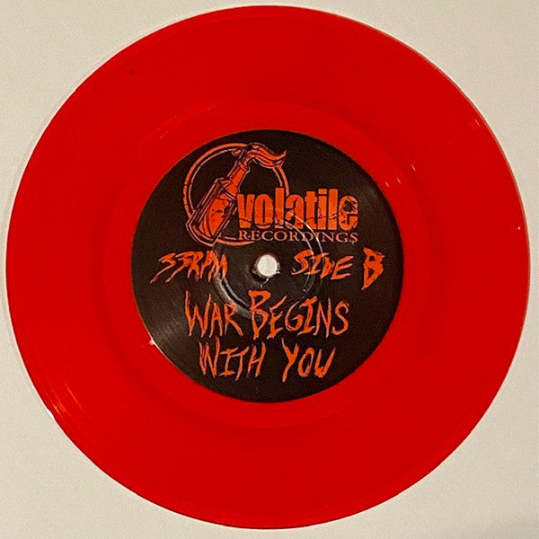 War Begins With You (7" VINYL) *TRANSPARENT RED* | Mint (M) Mint (M)