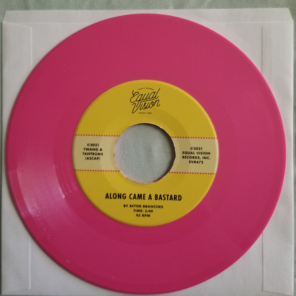 Along Came A Bastard b/w Fraudulent )PINK VINYL 7") | Mint (M) Mint (M)
