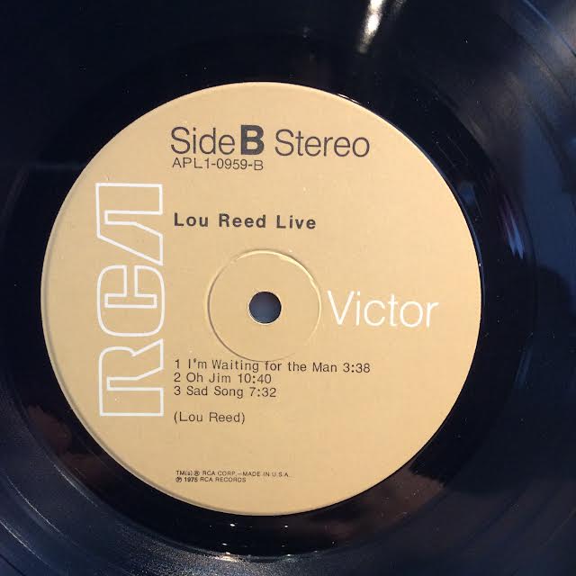 Lou Reed Live (VINYL) | Excellent (EX) Excellent (EX)