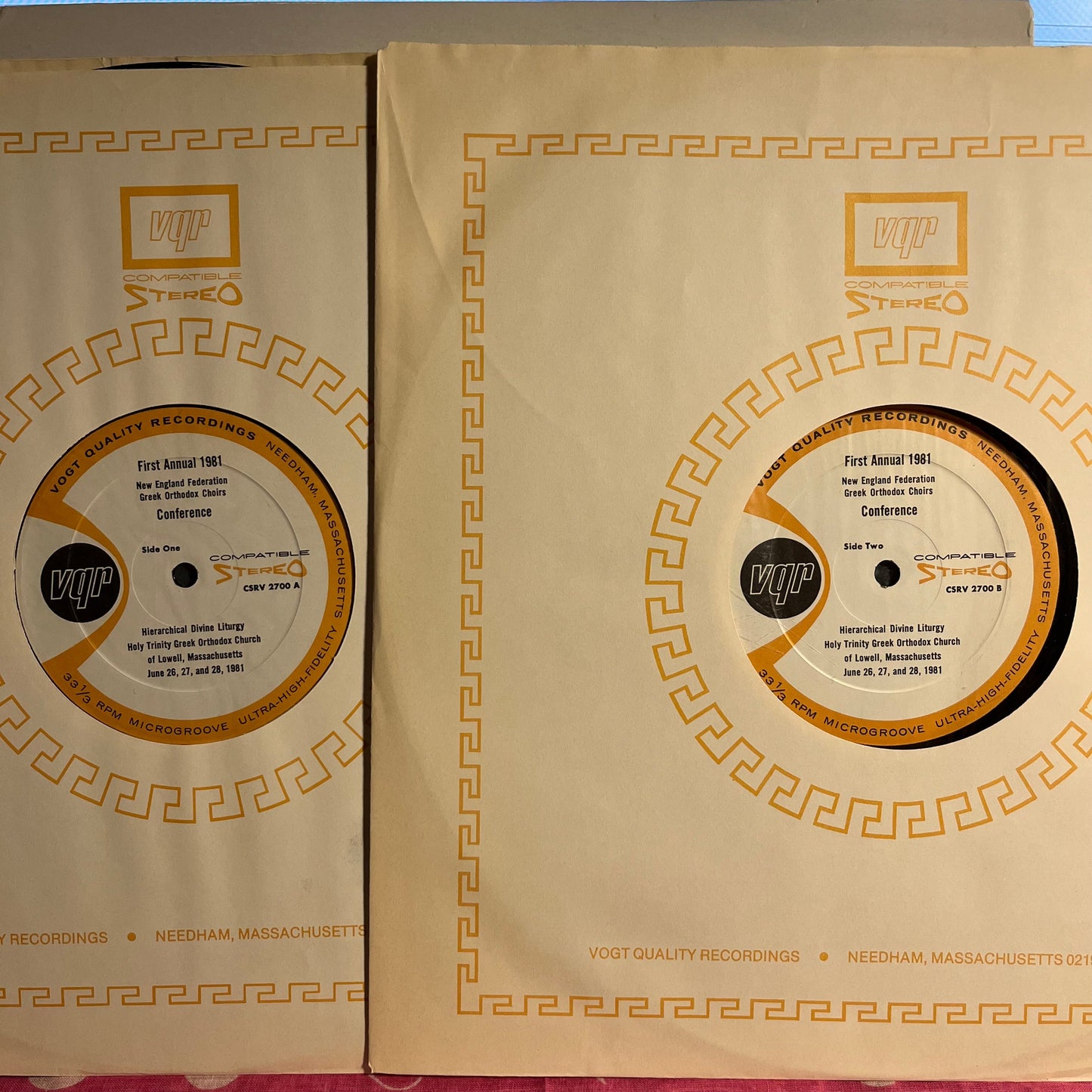 Greek Orthodox Choirs Conference 1981 | Near Mint (NM) Excellent (EX)