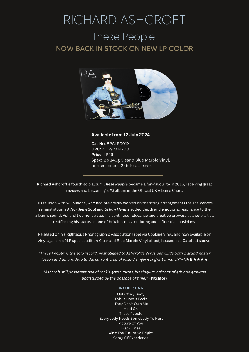 These People (Clear & Blue Marble Colored Vinyl) (2 Lp's) | Mint (M) Mint (M)