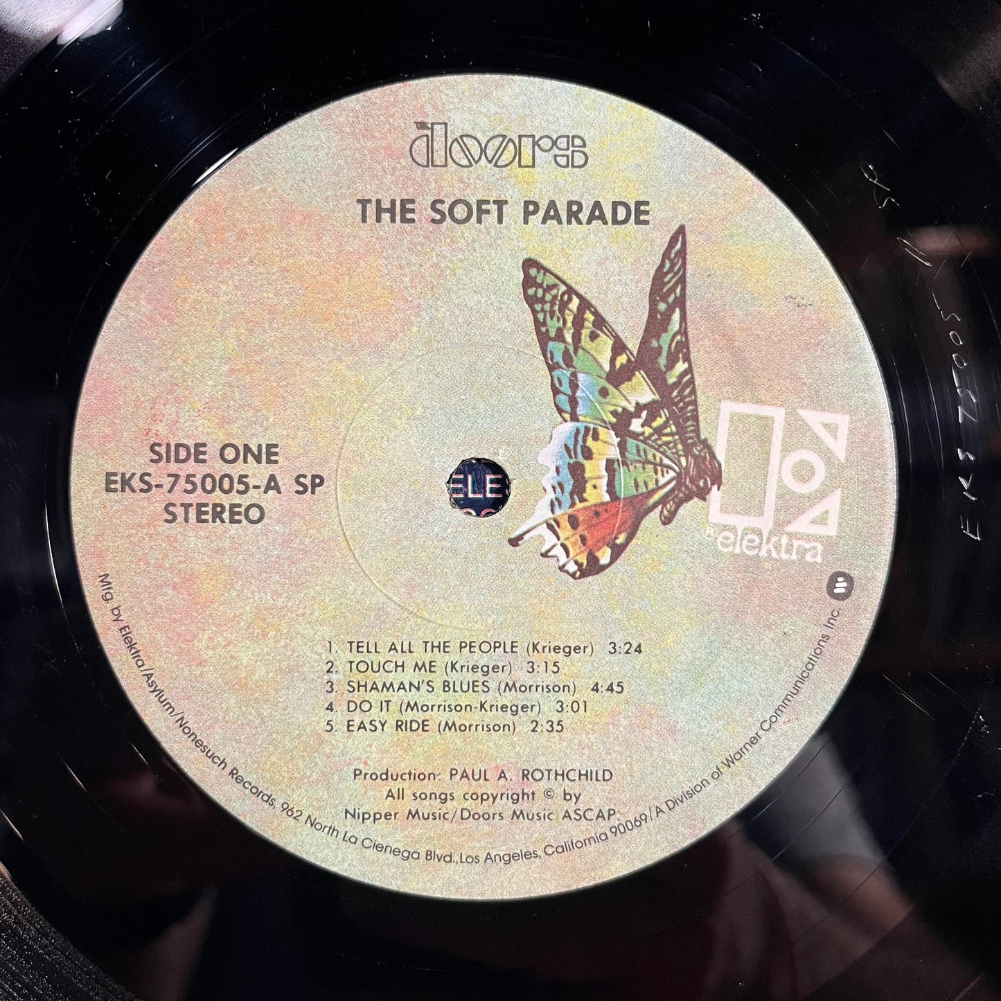 The Soft Parade *SRC BUTTERFLY* | Excellent (EX) Very Good Plus (VG+)