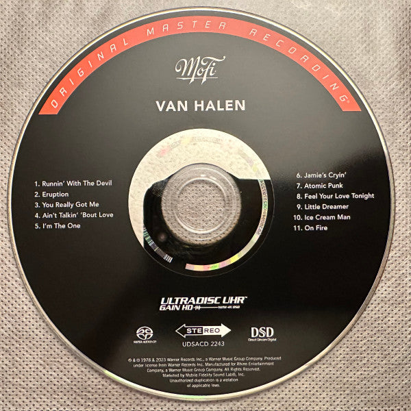 Van Halen *MFSL/SACD* | Mint (M) Mint (M)