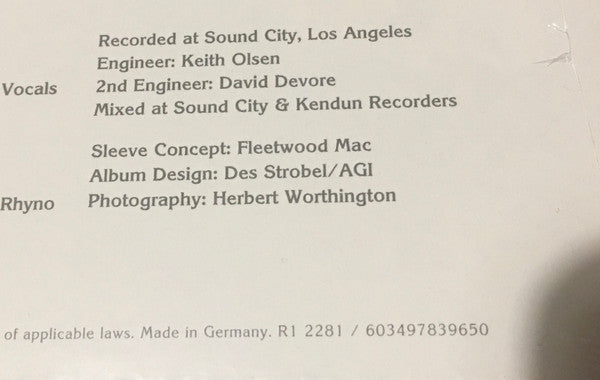 Fleetwood Mac | Mint (M) Mint (M)- X Vinyl Record