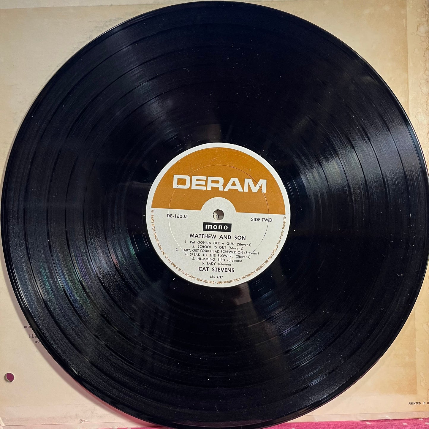 Matthew & Son *MONO* | Excellent (EX) Very Good Plus (VG+)- X Vinyl Record