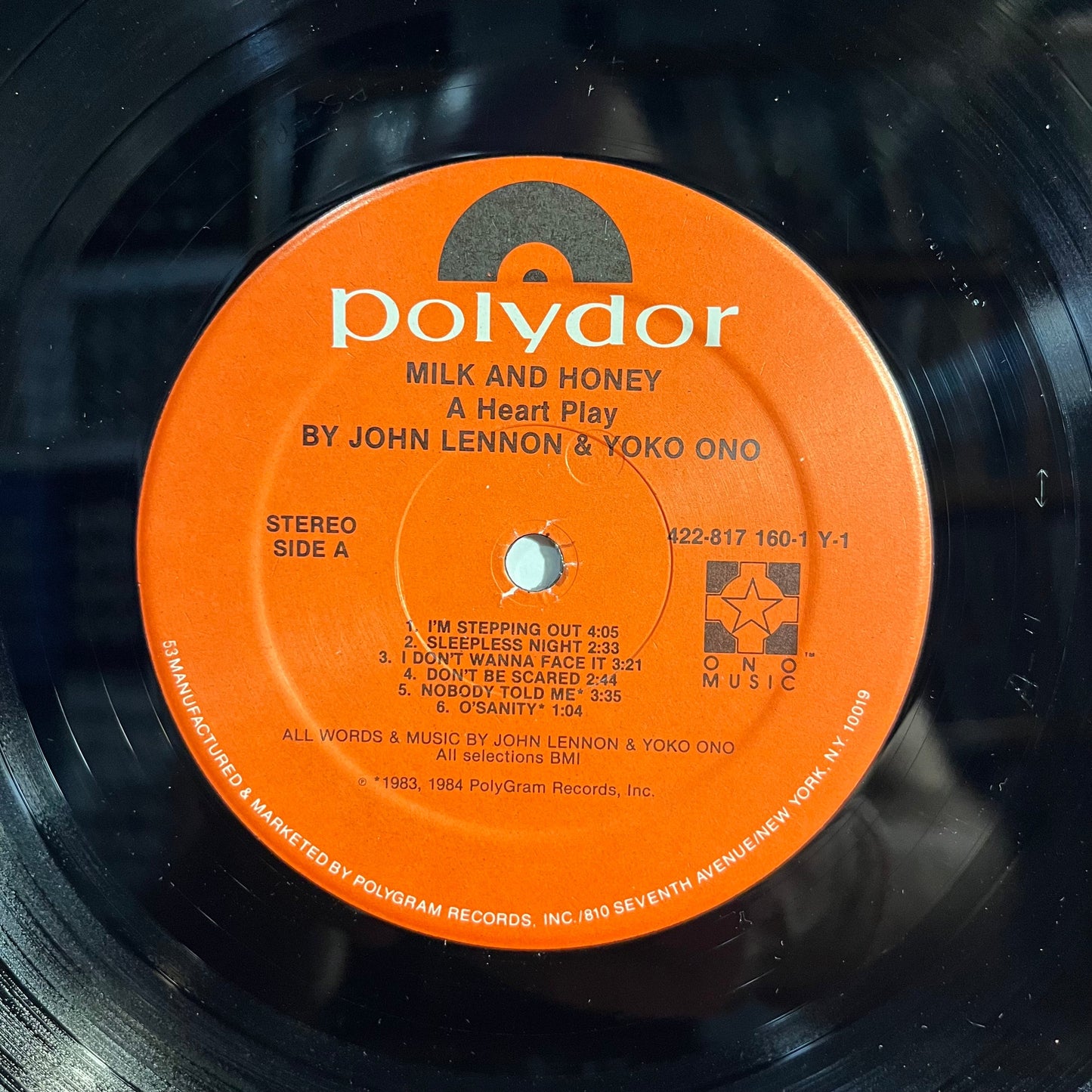 Milk And Honey *HAUPPAUGE* | Excellent (EX) Very Good (VG)