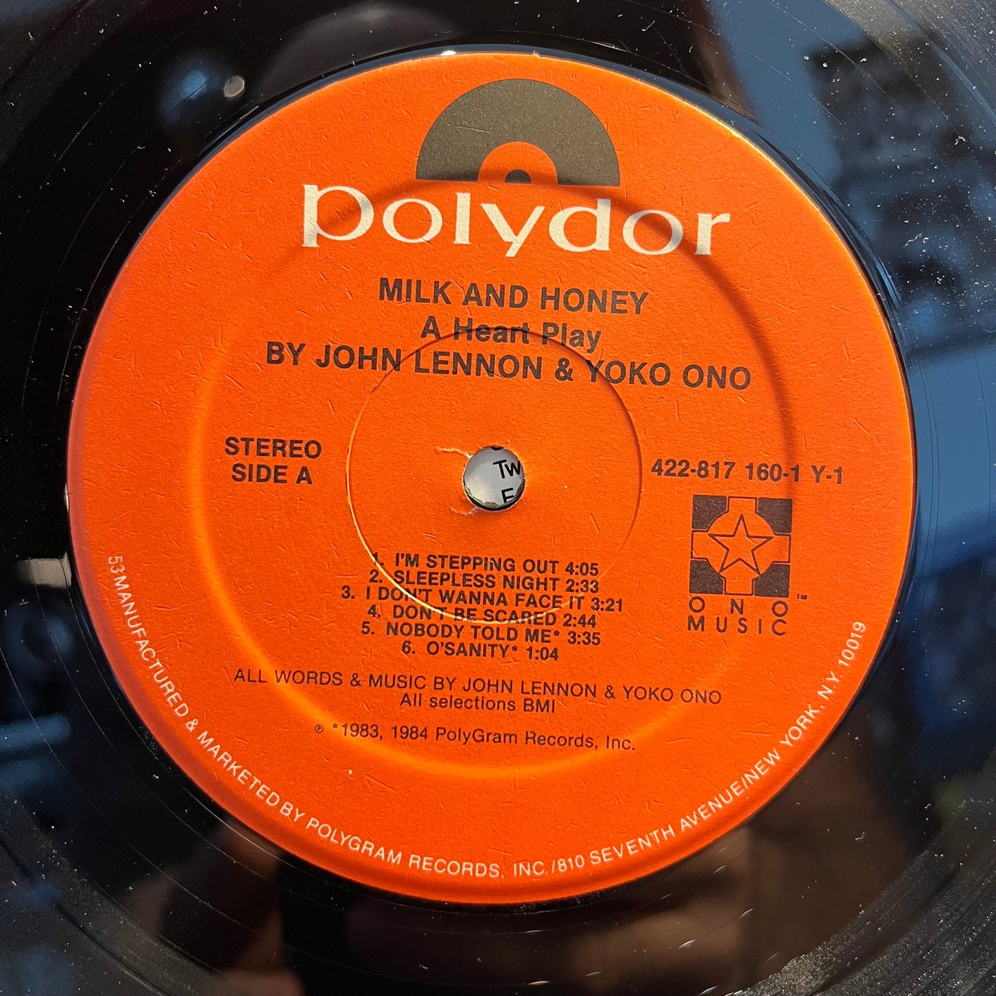 Milk And Honey *HAUPPAUGE* | Excellent (EX) Very Good Plus (VG+)