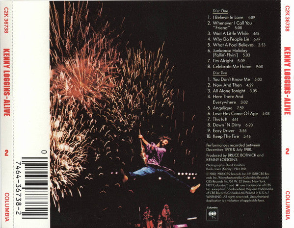 Alive (2xCD) | Excellent (EX) Excellent (EX)