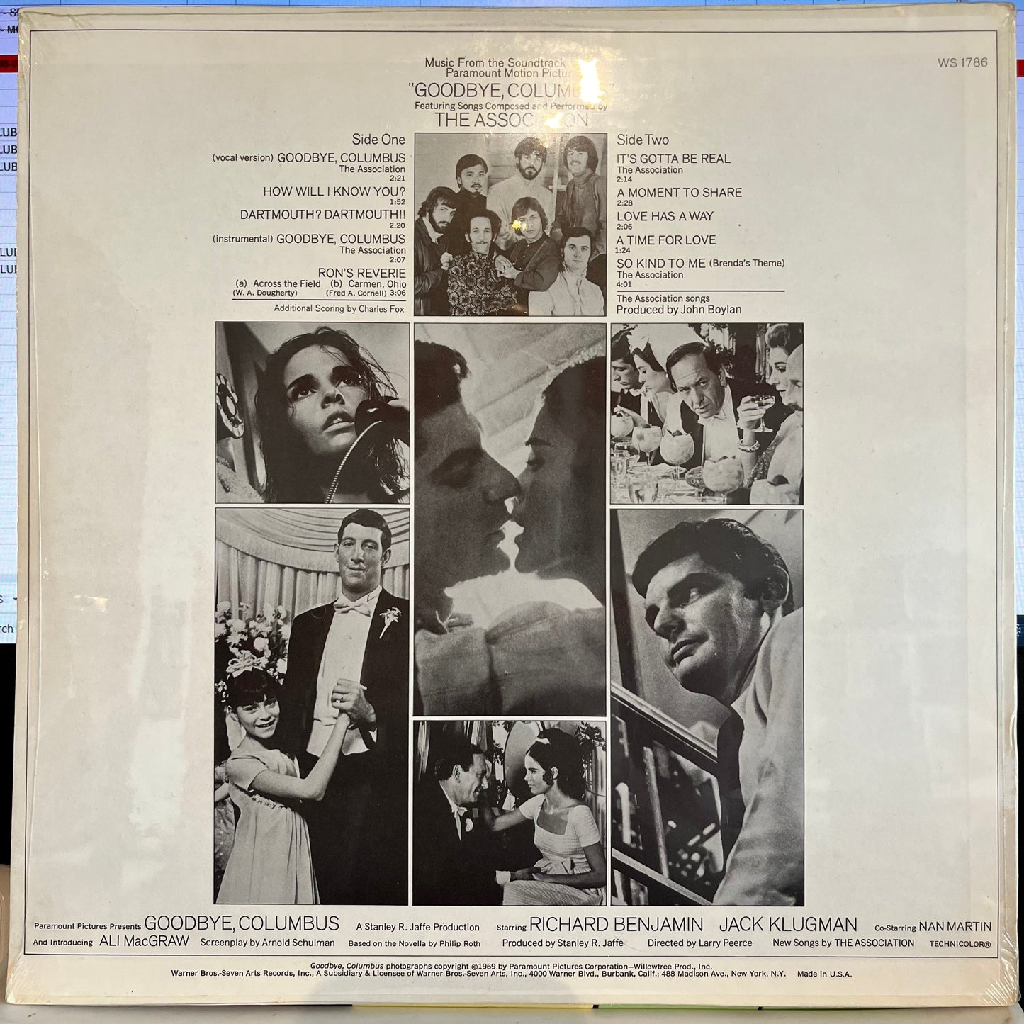 Music From The Sound Track Of The Paramount Motion Picture "Goodbye, Columbus" *SEALED* | Mint (M) Mint (M)