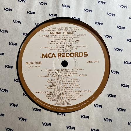 National Lampoon's Animal House (Original Motion Picture Soundtrack) (VINYL) | Near Mint- (NM-) Near Mint (NM or M-)