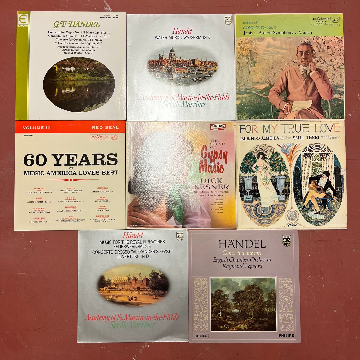 8 CLASSICAL VINYL RECORD ALBUM LPS <EX TO NM CONDITIONS> | Near Mint (NM or M-) Excellent+ (EX+)