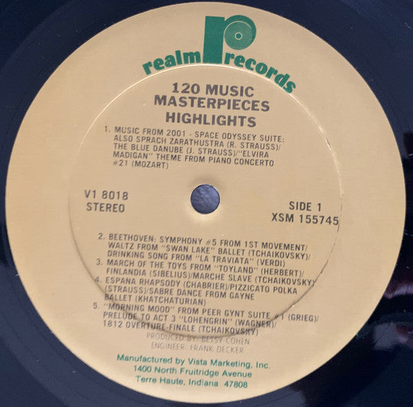 120 Music Masterpieces (2xVINYL) | Near Mint (NM) Near Mint (NM)