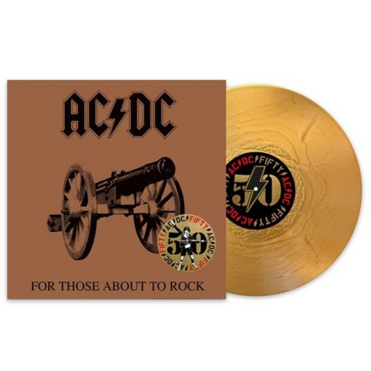 For Those About To Rock (50th Anniversary Edition, Gold Color Vinyl) [Import] | Mint (M) Mint (M)