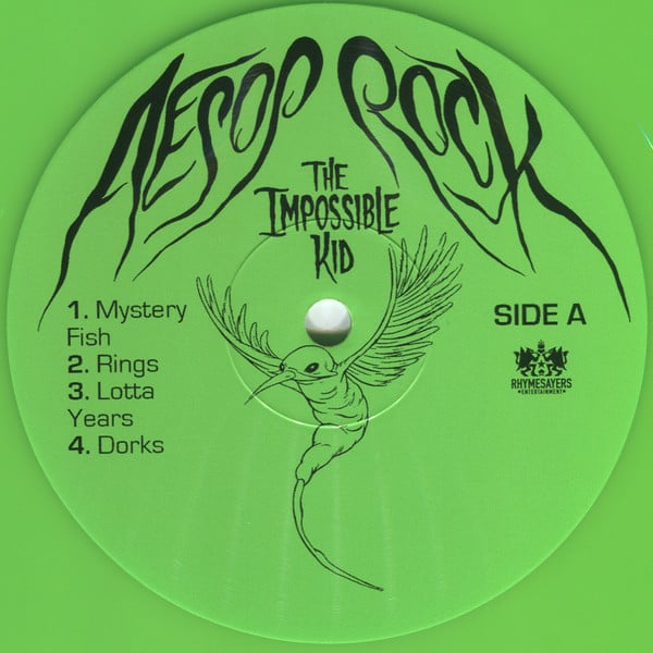 Aesop Rock The Impossible Kid Rhymesayers Entertainment LP, Gre + LP, Pin + Album Mint (M) Mint (M)