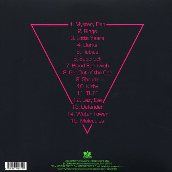 Aesop Rock The Impossible Kid Rhymesayers Entertainment LP, Gre + LP, Pin + Album Mint (M) Mint (M)