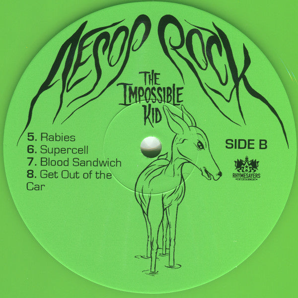 Aesop Rock The Impossible Kid Rhymesayers Entertainment LP, Gre + LP, Pin + Album Mint (M) Mint (M)