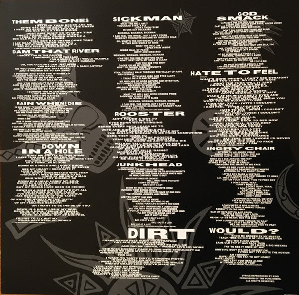 Alice In Chains Dirt Columbia, Legacy, Velvet Hammer 2xLP, Album, RE, RM, 30t Mint (M) Mint (M)