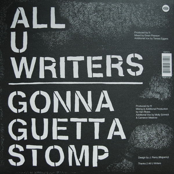 All U Writers / Gonna Guetta Stomp | Mint (M) Mint (M)