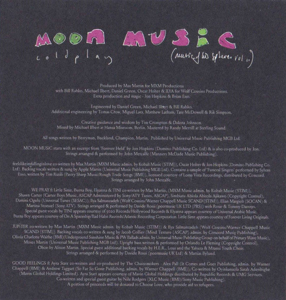Moon Music (CD / NOTEBOOK) | Mint (M) Mint (M)