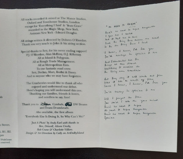 No Need To Argue *CASSETTE* | Near Mint (NM) Excellent (EX)