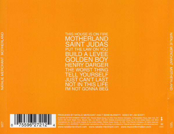 Motherland (CD) | Near Mint (NM) Near Mint (NM)