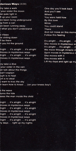 Achtung Baby (CASSETTE) | Very Good Plus (VG+) Excellent (EX)